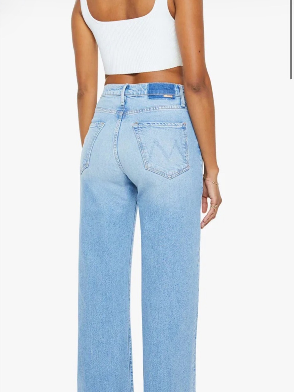 Mother Lil Lasso Sneak Wide Leg Women’s Jeans